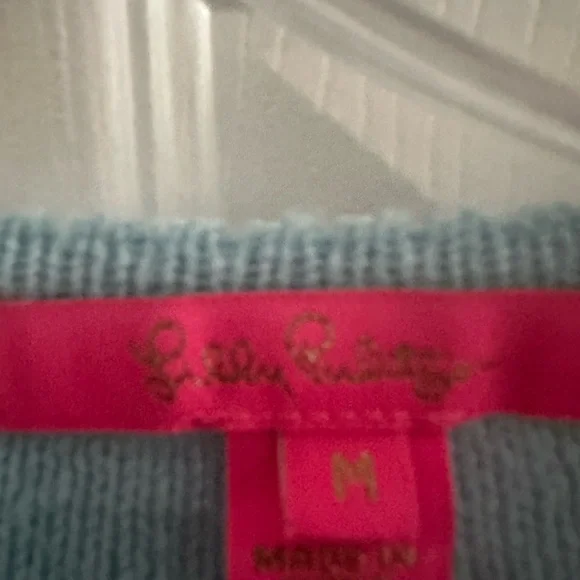 Lilly Pulitzer Blue Knit Sweater - Picture 3 of 4